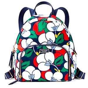 New Kate Spade Dawn Breezy Floral Travel Backpack
